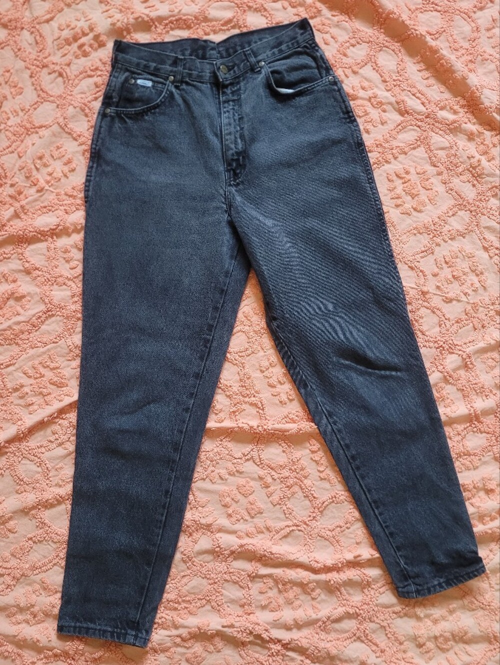 Chic | Women's Black Vintage High Waisted Jeans